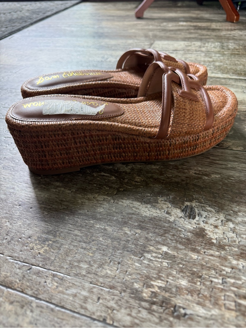 Sam Edelman Paulina platform wedge sandals - 8